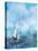 Sailing Sea 1-Ken Roko-Stretched Canvas