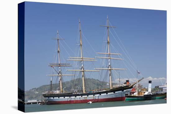 Sailing Ship T.S. Balclutha at Hyde Street Pier, San Francisco, California, Usa-Rainer Mirau-Premier Image Canvas