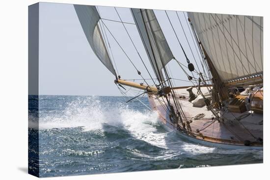 Sailing Splatter-Ben Wood-Stretched Canvas