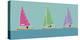 Sailing Trio II-Emily Burningham-Stretched Canvas