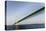 Sailing under the Mackinac Bridge in Mackinac Island, Michigan, USA-Joe Restuccia III-Premier Image Canvas