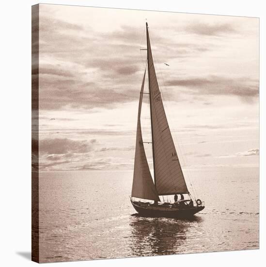 Sailing V-null-Stretched Canvas