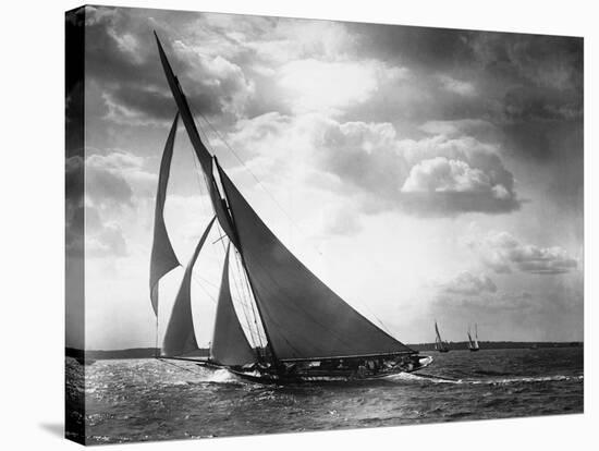 Sailing Yacht Mohawk, 1895-null-Stretched Canvas
