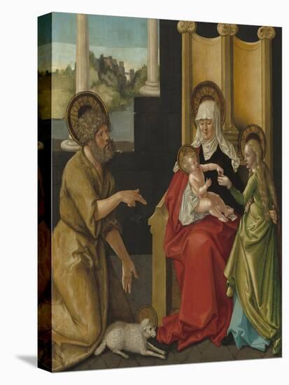 Saint Anne with the Christ Child, the Virgin, and Saint John the Baptist, c.1511-Hans Baldung Grien-Premier Image Canvas