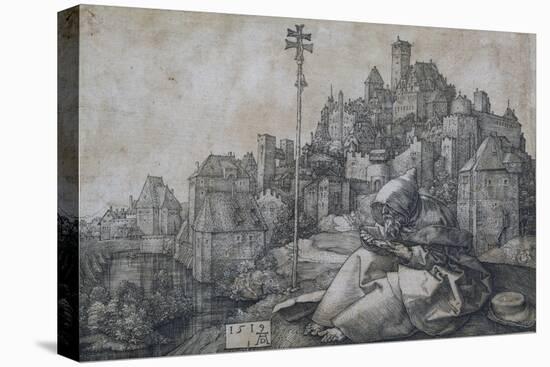 Saint Anthony in Front of the Town, 1519-Albrecht Dürer-Premier Image Canvas