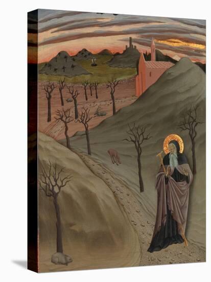 Saint Anthony the Abbot in the Wilderness, c.1435-Master of the Osservanza-Premier Image Canvas