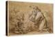 Saint Antoine de Padoue et l'enfant Jésus-Bartolome Esteban Murillo-Premier Image Canvas