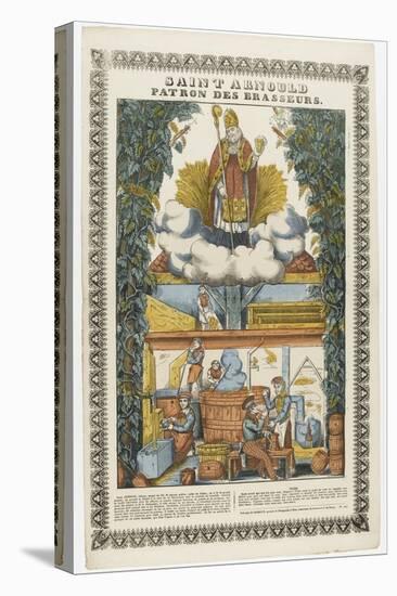 Saint Arnould, patron des brasseurs-null-Premier Image Canvas