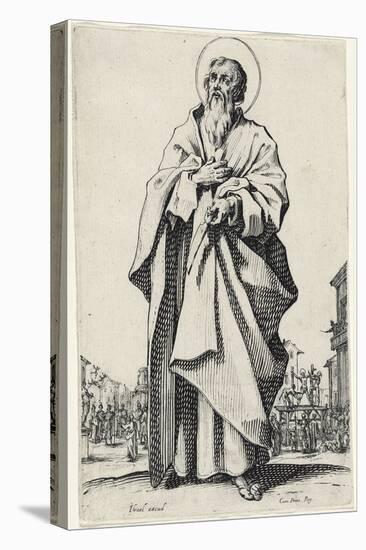 Saint Bartholomew from Les Grands Apôtres (The Large Apostles), 1631 (Etching)-Jacques Callot-Premier Image Canvas