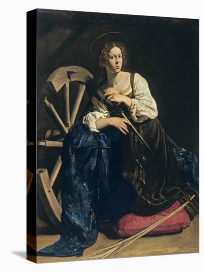 Saint Catherine of Alexandria, C. 1598-Caravaggio-Premier Image Canvas