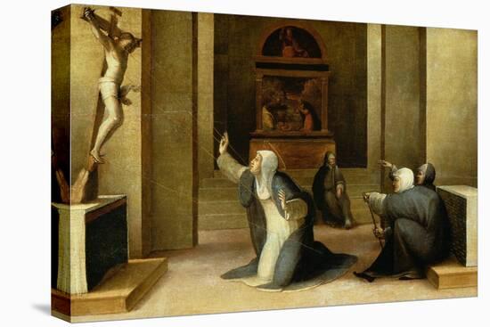 Saint Catherine Receiving the Stigmata-Domenico Beccafumi-Premier Image Canvas