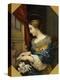 Saint Cecilia Playing the Organ-Carlo Dolci-Premier Image Canvas