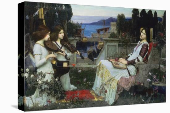 Saint Cecilia-John William Waterhouse-Premier Image Canvas