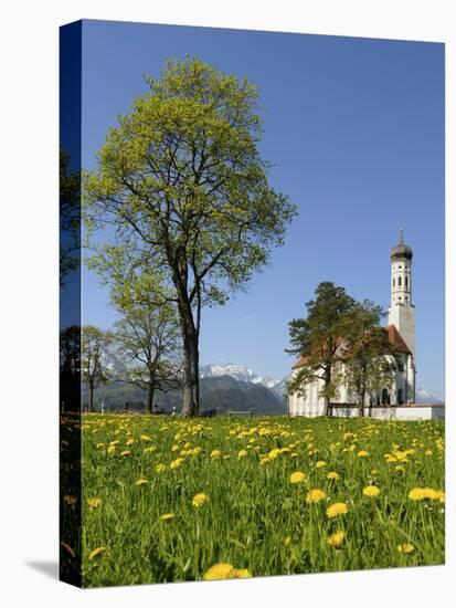 Saint Coloman Near to Fuessen, Allgaeu, Bavaria, Germany-Katja Kreder-Premier Image Canvas