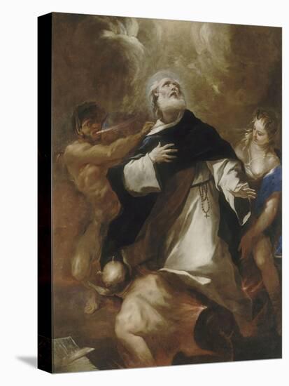 Saint Dominique s'élevant au-dessus des passions humaines-Luca Giordano-Premier Image Canvas