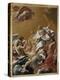 Saint Eustache et sa famille porté au ciel dit aussi L'Apothéose de saint E-Simon Vouet-Premier Image Canvas