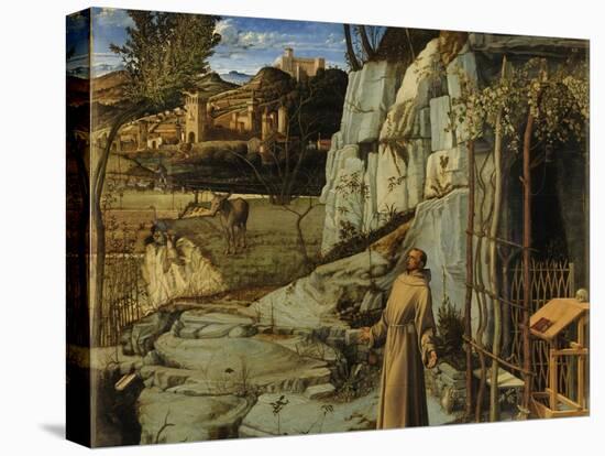 Saint Francis in the Desert, C. 1480-Giovanni Bellini-Premier Image Canvas