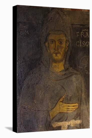 Saint Francis of Assisi (Detail of His Oldest Portrai), 13th Century-null-Premier Image Canvas