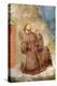 Saint Francis Receiving the Stigmata, Detail of Saint Francis, C.1297-99 (Detail)-Giotto di Bondone-Premier Image Canvas