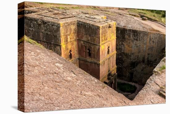Saint George Church Chiseled Out of Bed Rock. Ethiopia, Africa-Tom Norring-Premier Image Canvas