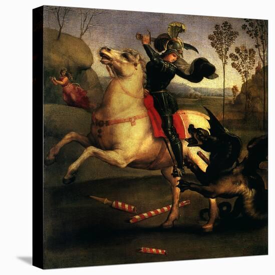 Saint George Fighting the Dragon, 1505-null-Premier Image Canvas