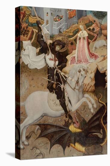 Saint George Killing the Dragon, 1434-1435-Bernat Martorell the Elder-Premier Image Canvas