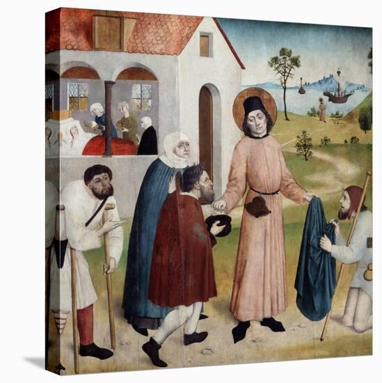 Saint Giles Distributing His Property Among the Poor, C1470-1480-null-Premier Image Canvas