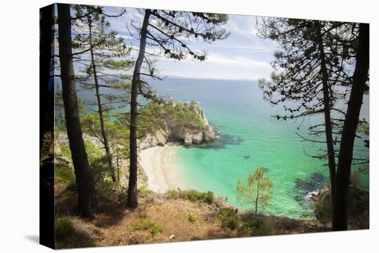 Saint Hernot paradisiac beach in Brittany-Philippe Manguin-Premier Image Canvas