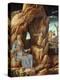 Saint Jerome, 341-420 AD, as Hermit in a Cave-Andrea Mantegna-Premier Image Canvas
