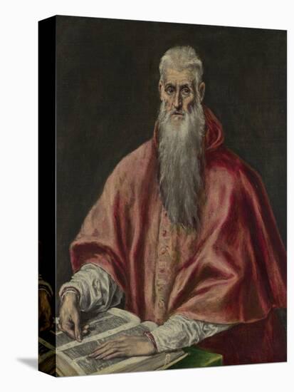 Saint Jerome as Cardinal, 1590-1600-El Greco-Premier Image Canvas