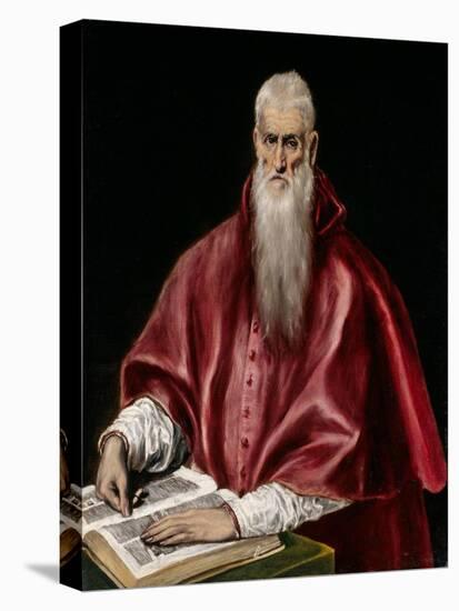 Saint Jerome as Scholar, c.1610-El Greco-Premier Image Canvas