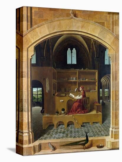 Saint Jerome in His Study-Antonello da Messina-Premier Image Canvas