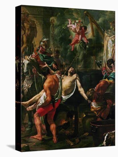 Saint John Evangelist-Charles Le Brun-Premier Image Canvas