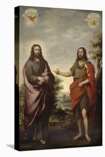 Saint John the Baptist Pointing to Christ, C.1655-Bartolome Esteban Murillo-Premier Image Canvas
