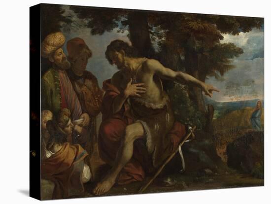 Saint John the Baptist Preaching in the Wilderness, C. 1640-Pier Francesco Mola-Premier Image Canvas