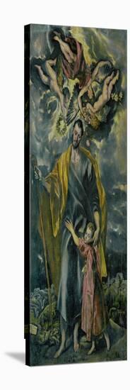 Saint Joseph and the Infant Jesus-El Greco-Premier Image Canvas