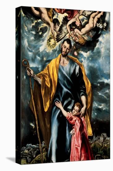 Saint Joseph and the Young Christ-El Greco-Premier Image Canvas