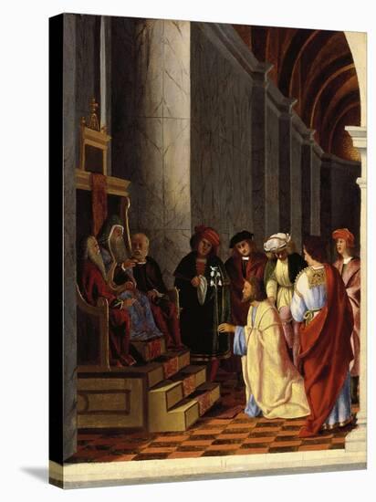 Saint Joseph before the High Priest-Lorenzo Lotto-Premier Image Canvas