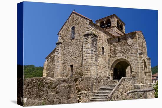 Saint Laurent Collegiate Church Dating from the 12th Century, France-Guy Thouvenin-Premier Image Canvas