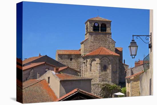 Saint Laurent Collegiate Church Dating from the 12th Century, France-Guy Thouvenin-Premier Image Canvas