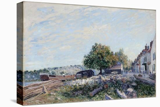 Saint-Mammès. Morning, 1884-Alfred Sisley-Premier Image Canvas