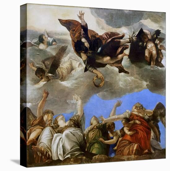 Saint Mark Rewarding the Theological Virtues-Paolo Veronese-Premier Image Canvas