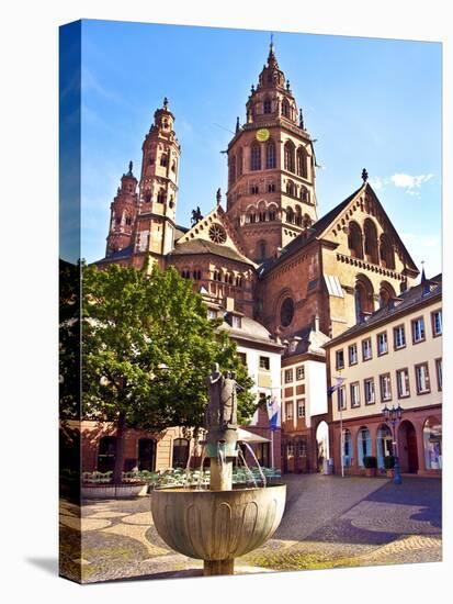 Saint Martin's Cathedral, Mainz, Germany-Miva Stock-Premier Image Canvas