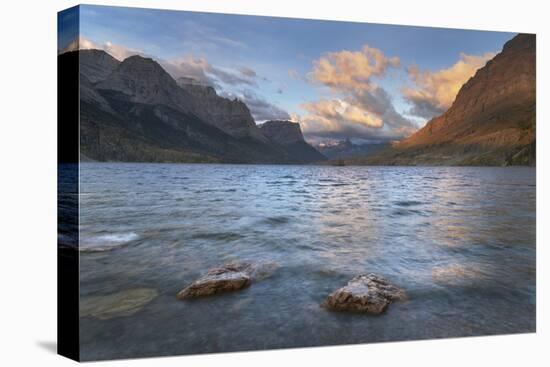 Saint Mary Lake at sunrise, Glacier National Park, Montana.-Alan Majchrowicz-Premier Image Canvas