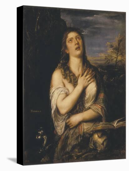 Saint Mary Magdalen-Titian (Tiziano Vecelli)-Stretched Canvas