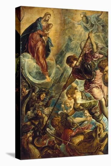 Saint Michael Defeating Satan, C. 1590-Titian (Tiziano Vecelli)-Premier Image Canvas