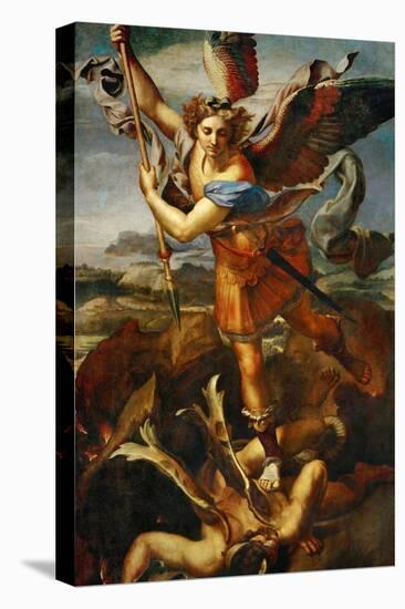 Saint Michael Slaying the Demon, 1518-Raphael-Premier Image Canvas