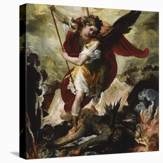 Saint Michael Vanquishing Satan-Francesco Maffei-Premier Image Canvas