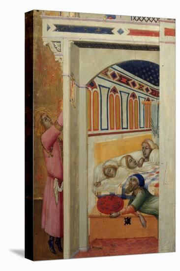 Saint Nicholas Giving Three Balls of Gold to Three Poor Girls-Ambrogio Lorenzetti-Premier Image Canvas