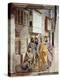 Saint Peter Following Saint John as He Heals The Sick with His Shadow-Masaccio-Premier Image Canvas